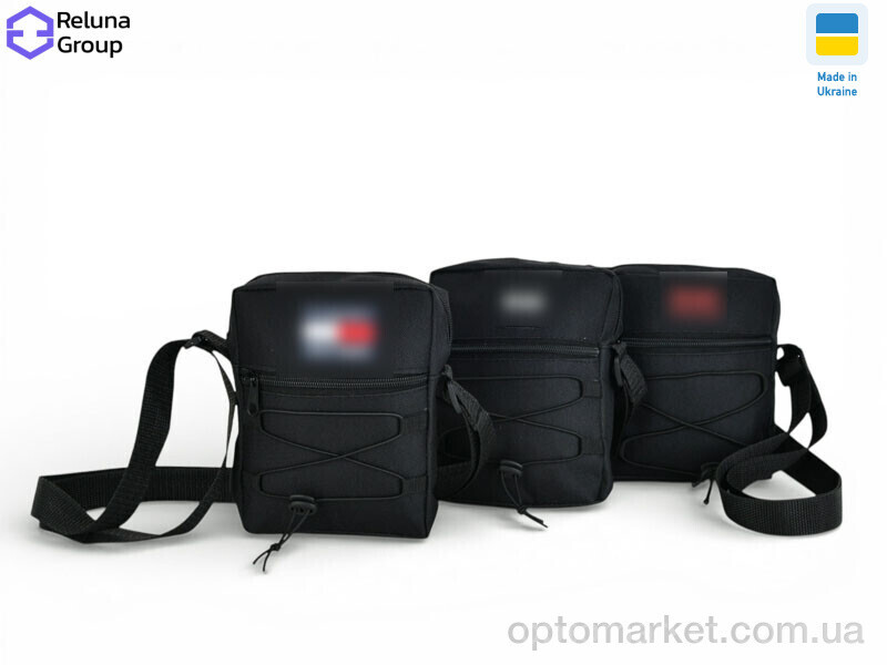 Купить Сумка чоловіча SF004-1 mix Reluna Group чорний, фото 4