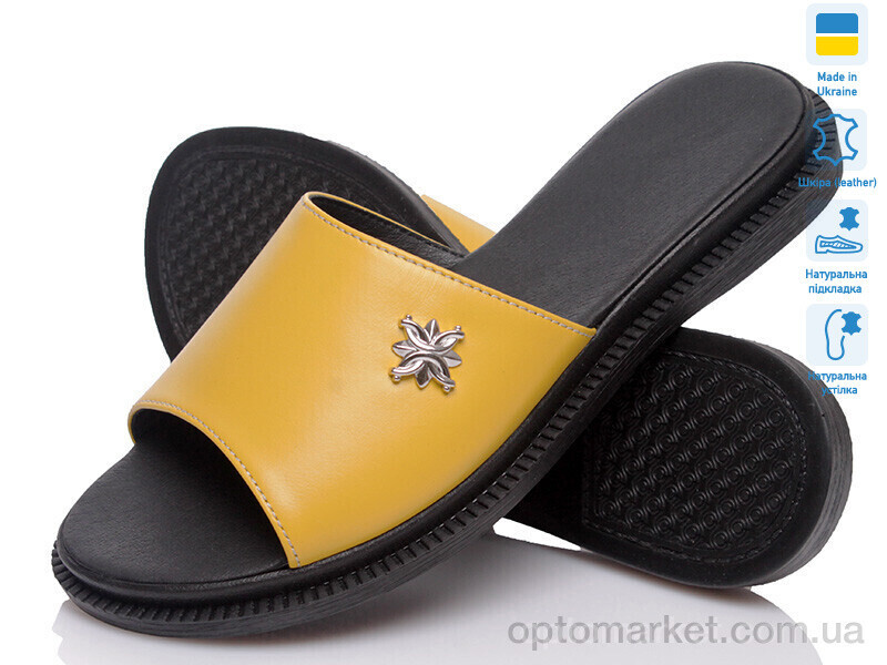 Купить Шльопанці жіночі SiSSi S-М-110 жовтий Sissi жовтий, фото 2