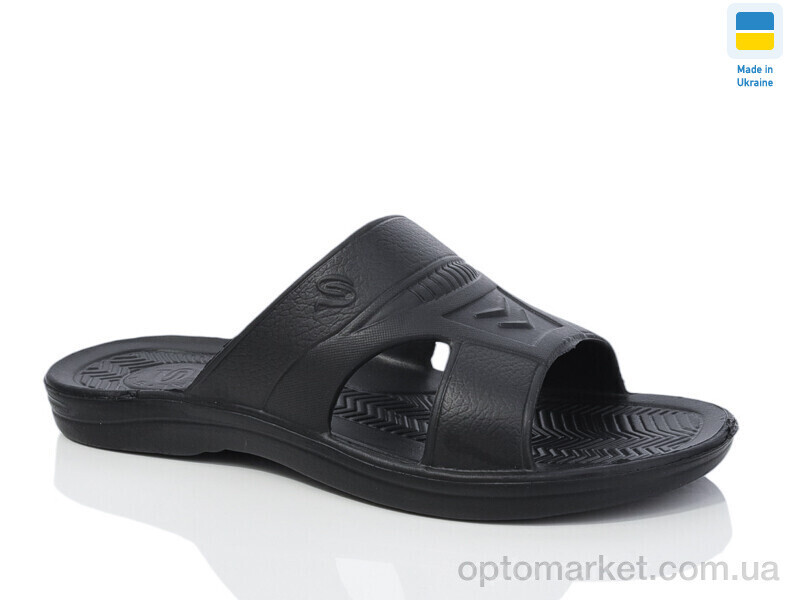 Купить Шльопанці чоловічі Сітроен 2 чорний Progress чорний, фото 2