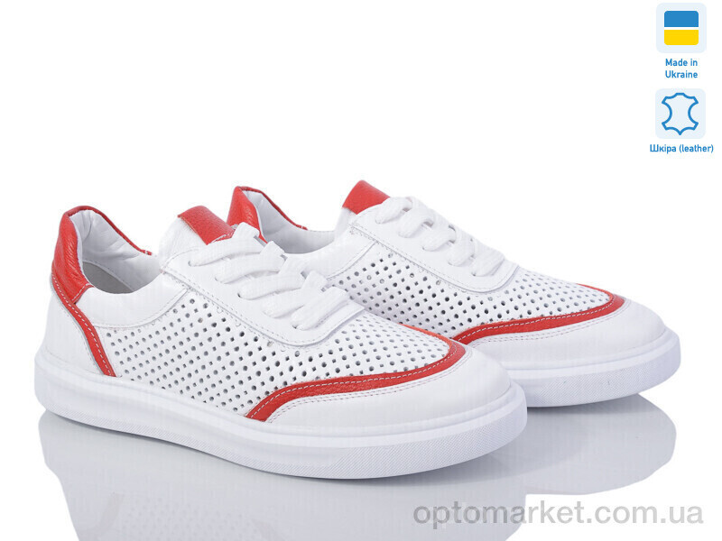 Купить Кросівки жіночі Sofi Stails 13ЛЮСІ 24020 біло-черв Sofi Stails білий, фото 2