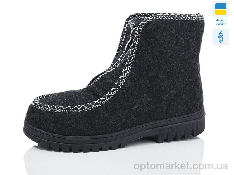 Купить Бурки жіночі Сукно чорний old Lot Shoes чорний, фото 2