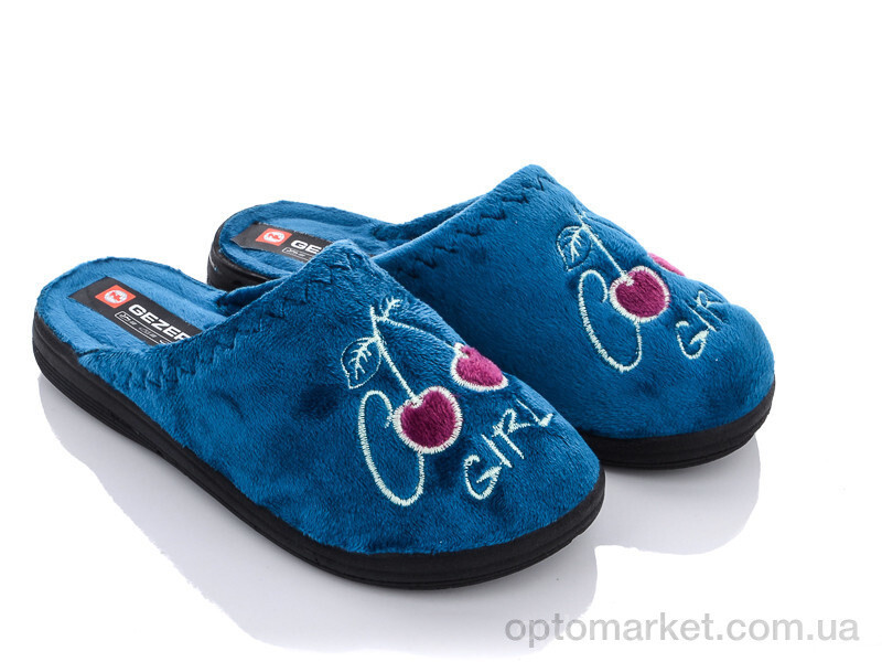 Купить Капці жіночі T003-4 d.blue Gezer синій, фото 2