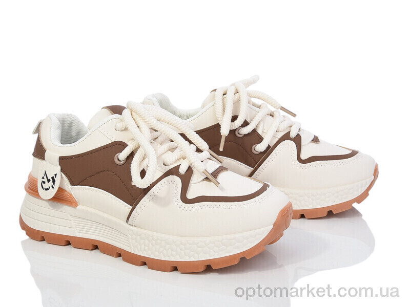 Купить Кросівки жіночі T0209-3 Loretta бежевий, фото 2