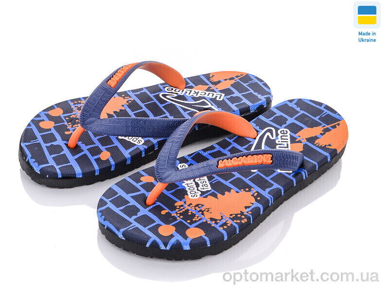 Купить Шльопанці дитячі T2002L-44 Luck Line синій, фото 2