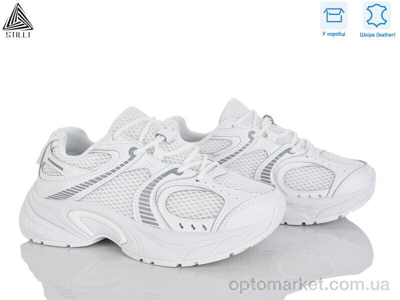 Купить Кросівки жіночі T30-1 шкіра Stilli білий, фото 2