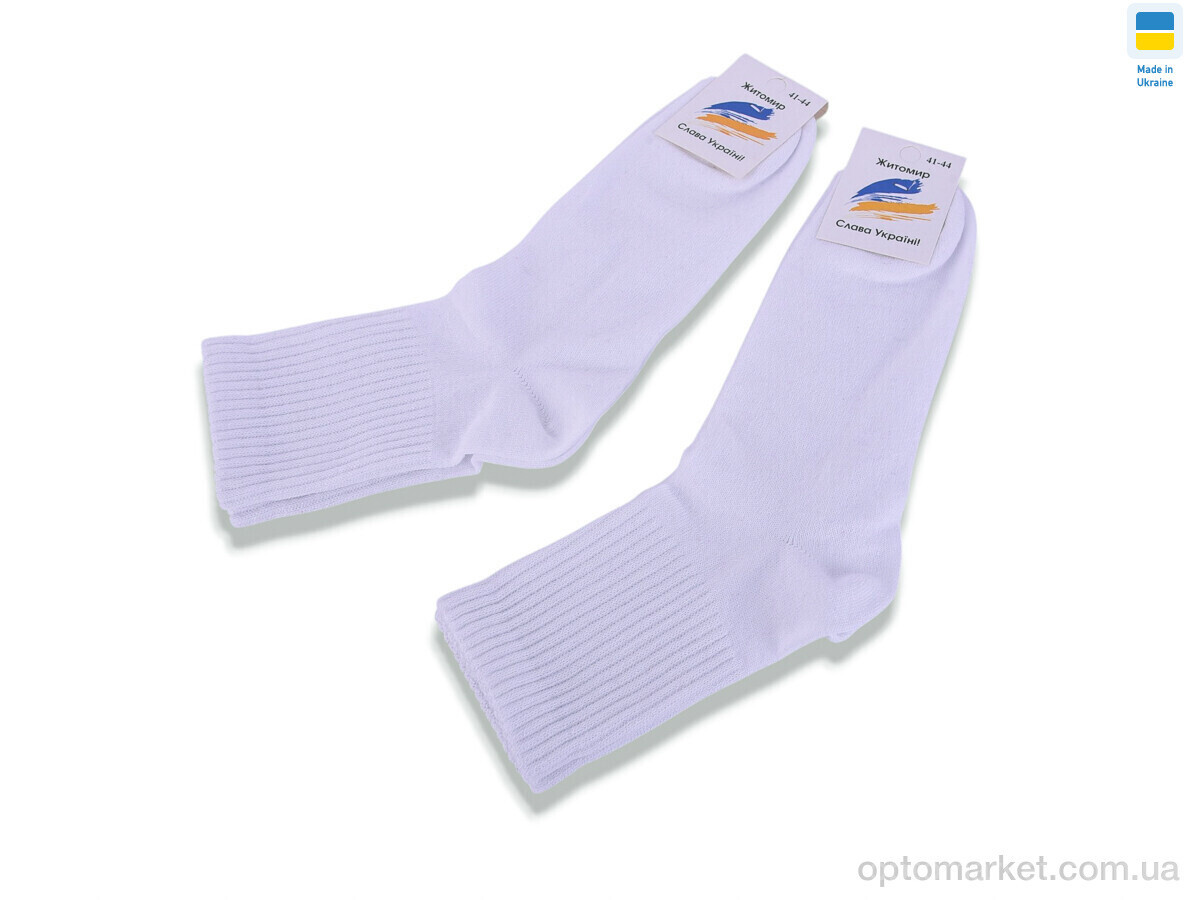 Купить Шкарпетки чоловічі T349 white Житомир білий, фото 2