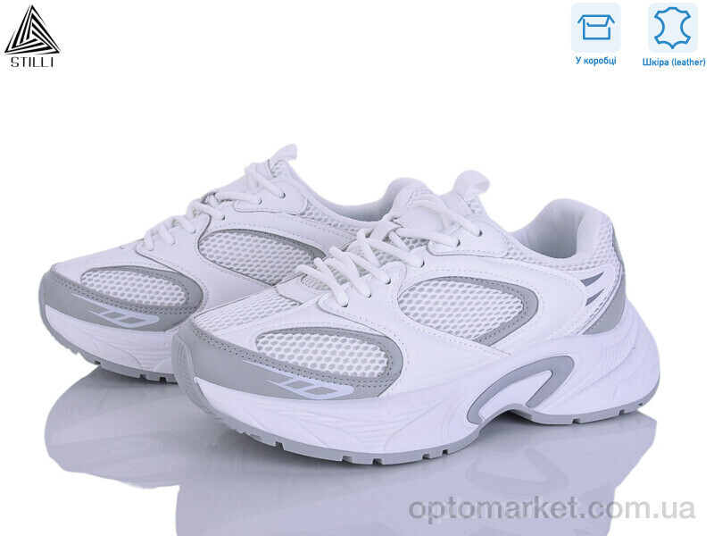 Купить Кросівки жіночі T50-4 шкіра Stilli білий, фото 2