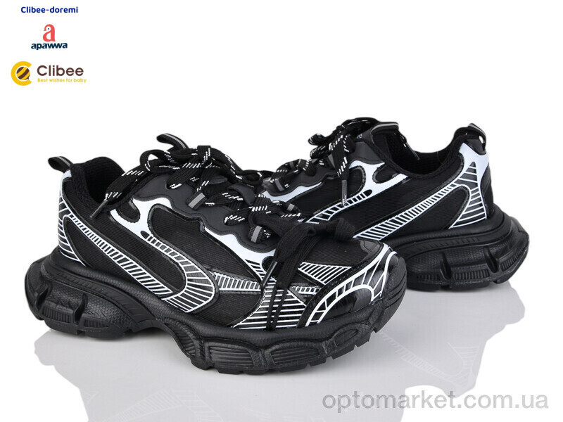 Купить Кросівки жіночі T603M black Apawwa чорний, фото 2