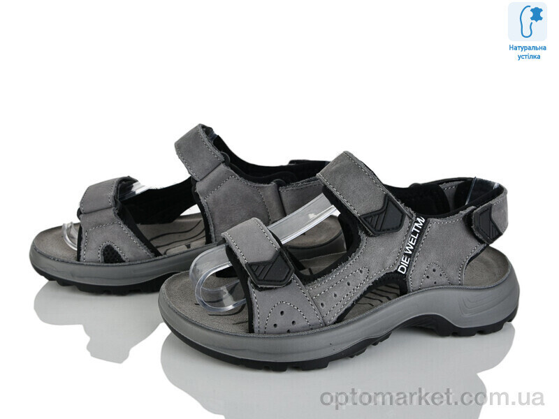 Купить Сандалі дитячі T63-3D Kimbo-o сірий, фото 2
