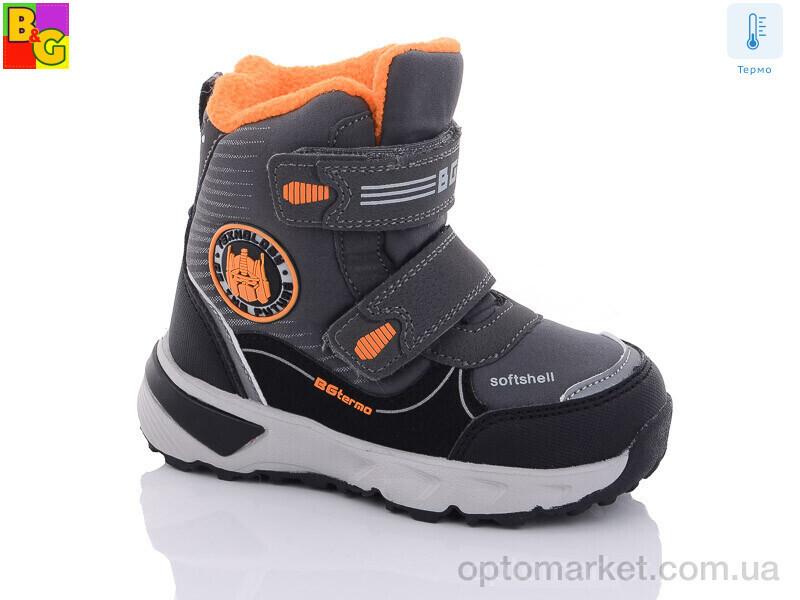 Купить Черевики дитячі TKT23-2-04 термо BG сірий, фото 2
