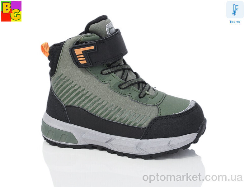 Купить Черевики дитячі TKT24-09 термо BG зелений, фото 2