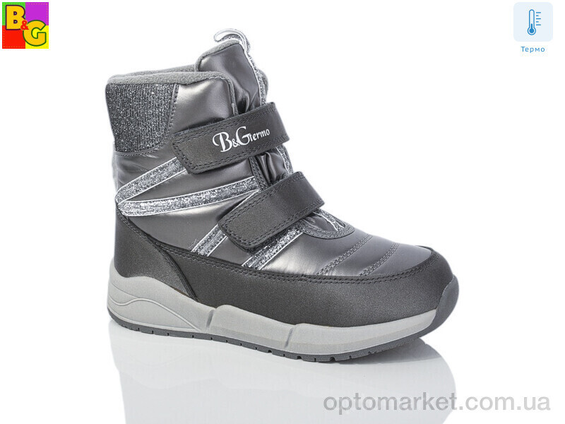 Купить Дутики дитячі TKT24-29 термо BG сірий, фото 2