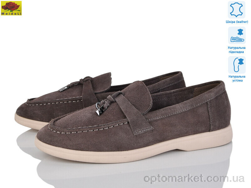 Купить Туфлі жіночі TP509-5 Mei De Li графіт, фото 2