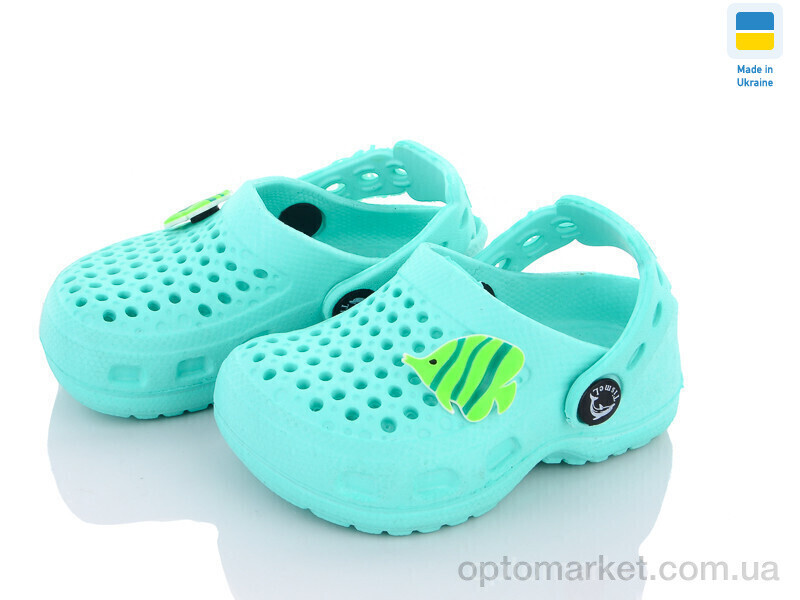 Купить Крокси дитячі ТС Укр крокси м'ята Tismel зелений, фото 2