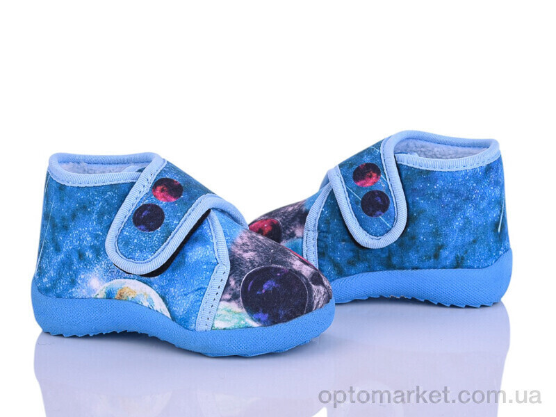 Купить Капці дитячі Турція F32 синій Bella kids синій, фото 2