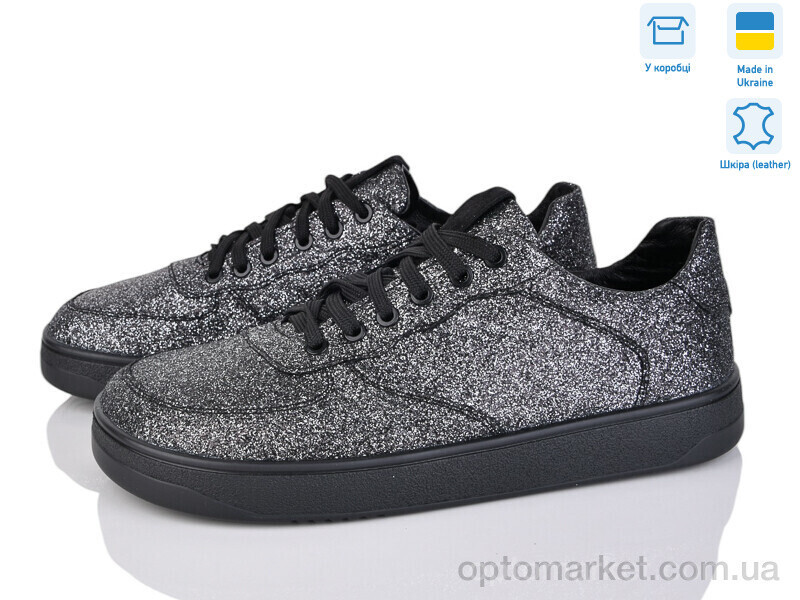 Купить Кросівки жіночі Twins briliant Royal-shoes чорний, фото 2