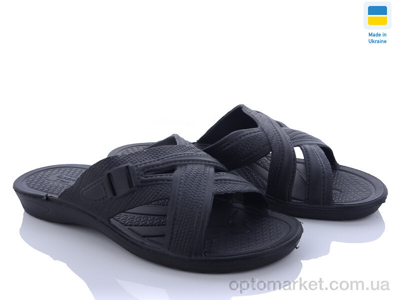 Купить Шльопанці чоловічі Украіна DS П 11 DS чорний, фото 2