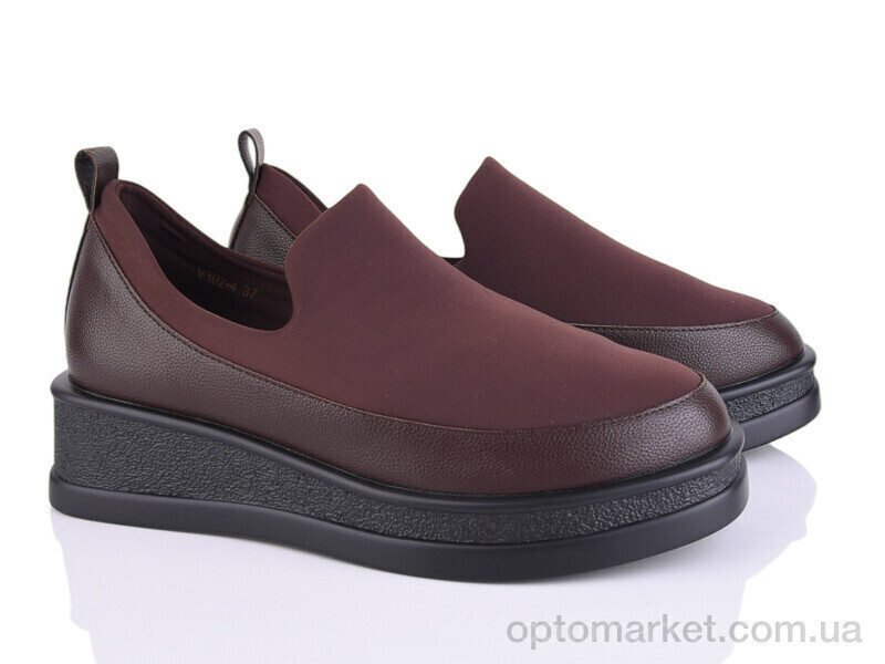 Купить Туфлі жіночі V302-4 Loretta коричневий, фото 2