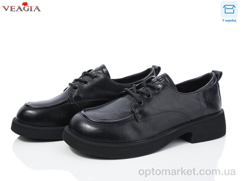 Купить Туфлі жіночі V3352-1 Veagia чорний, фото 2