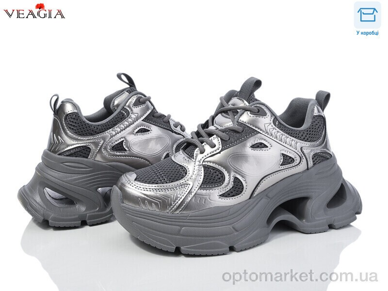 Купить Кросівки жіночі V3513-20 FAN сірий, фото 2
