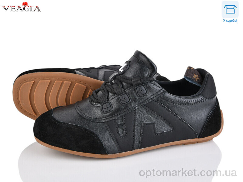 Купить Кросівки жіночі V3528 FAN чорний, фото 2