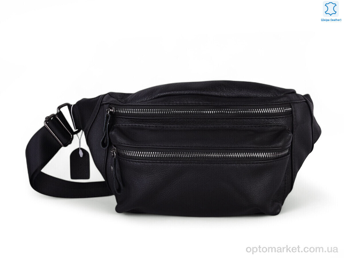 Купить Бананка чоловічі W016 black Sunshine bag чорний, фото 3