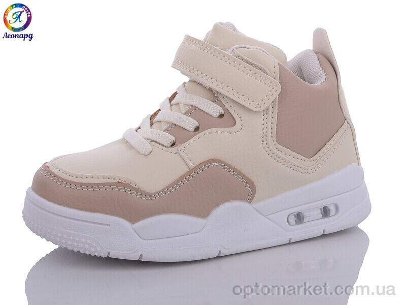 Купить Кросівки дитячі W084-A11 Леопард бежевий, фото 2
