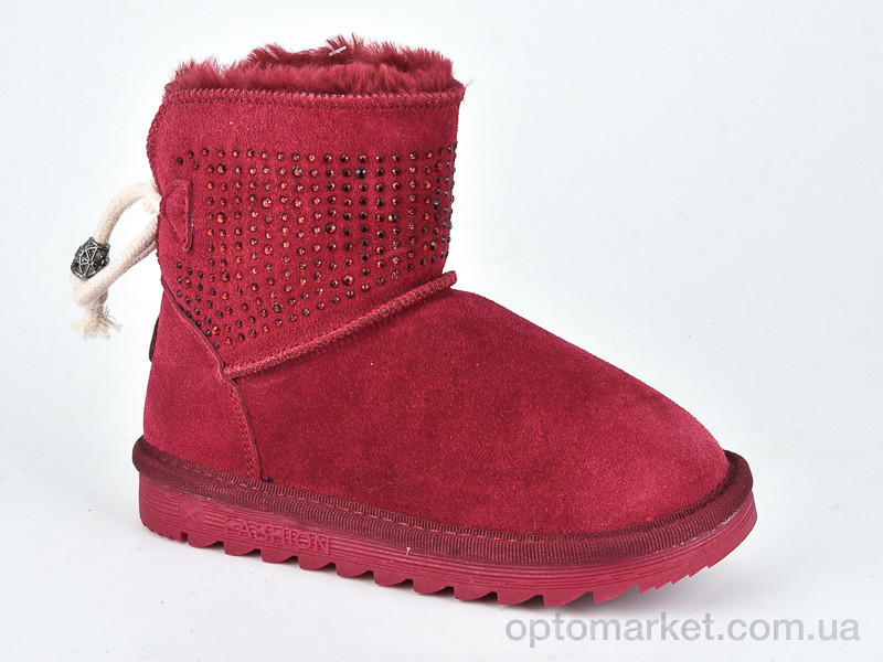 Купить Уги дитячі W1-100 wine Violeta бордовий, фото 3