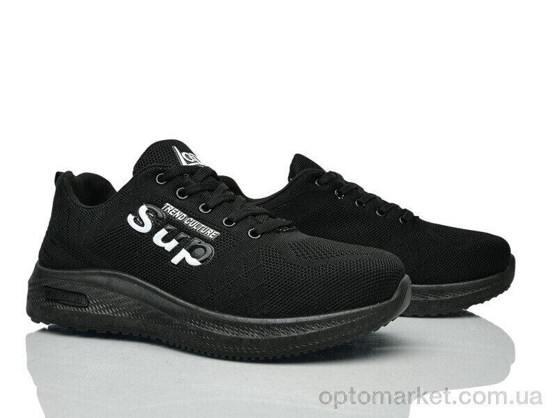 Купить Кросівки жіночі W100-1 LQD чорний, фото 2