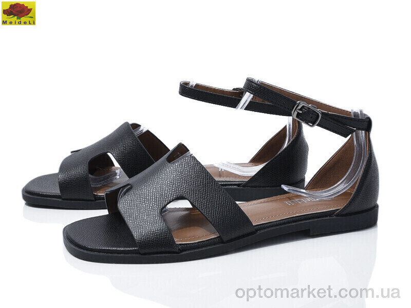 Купить Босоніжки жіночі W1920-9 Mei De Li чорний, фото 2