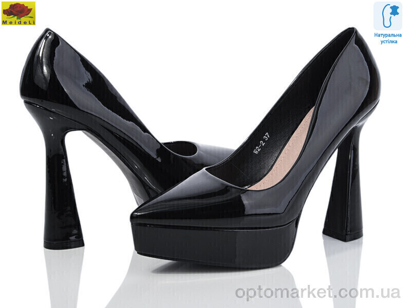 Купить Туфлі жіночі W2-2 Mei De Li чорний, фото 2