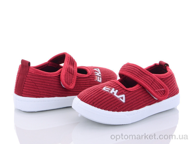 Купить Сліпони дитячі W21-2 Blue Rama бордовий, фото 2