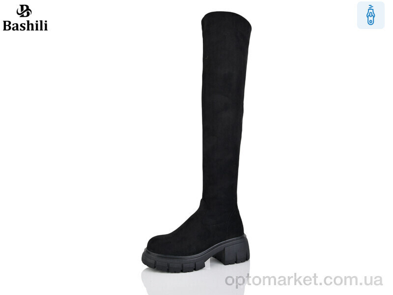 Купить Ботфорти жіночі W576-6 Башили чорний, фото 2