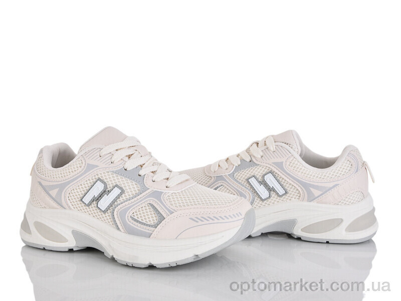 Купить Кросівки жіночі W711-5 LQD бежевий, фото 2