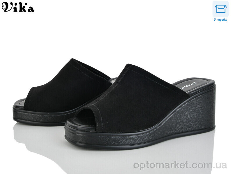 Купить Шльопанці жіночі W723-4 Limani чорний, фото 2