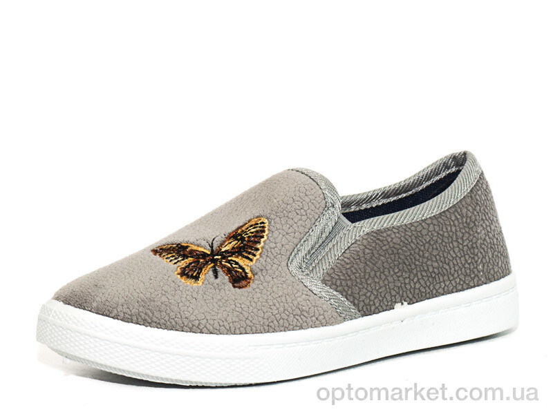 Купить Мокасини дитячі W78-4 Blue Rama сірий, фото 2