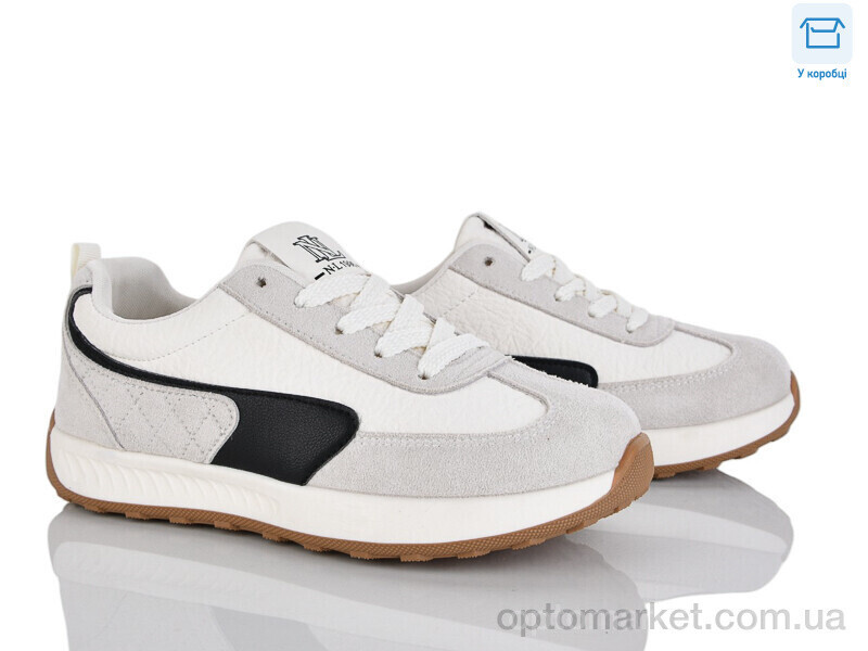 Купить Кросівки жіночі W801-4 Alimama бежевий, фото 2