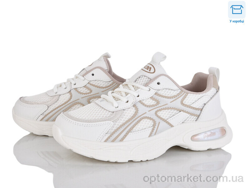 Купить Кросівки жіночі W808-3 Alimama білий, фото 2