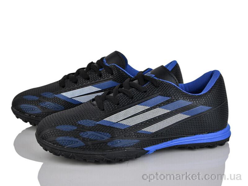 Купить Футбольне взуття дитячі W909-3 LQD чорний, фото 2