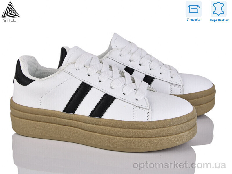 Купить Кросівки жіночі WA50-8 шкіра Stilli білий, фото 2