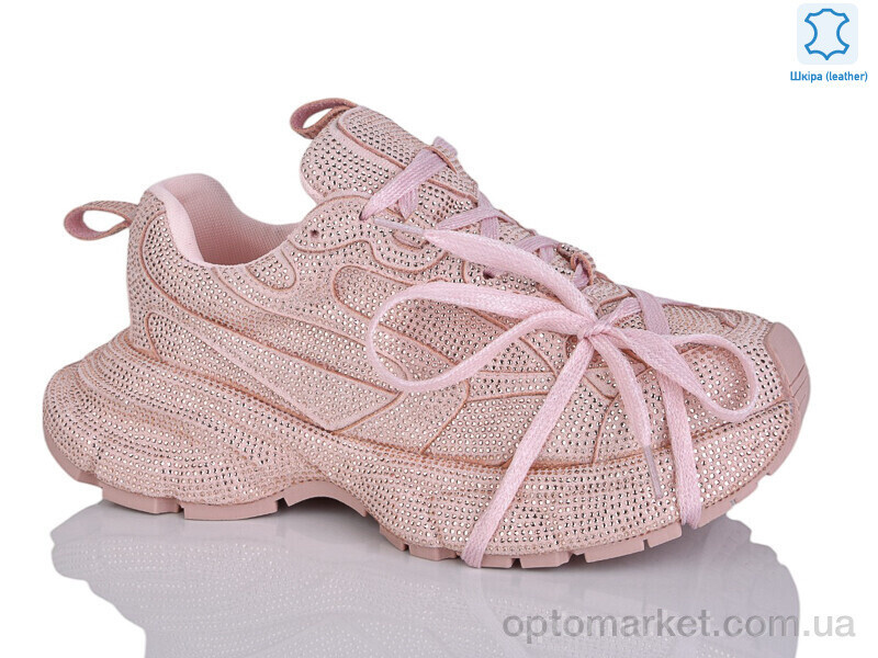 Купить Кросівки жіночі WDP1820-11 Egga рожевий, фото 2