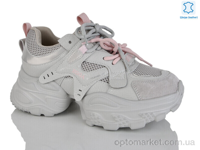 Купить Кросівки жіночі WDP1855-11 Egga сірий, фото 2