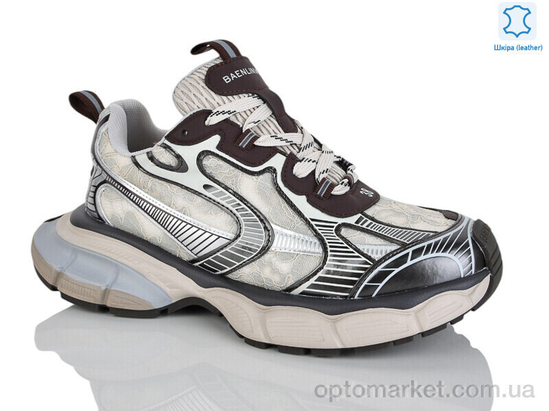 Купить Кросівки жіночі WDP1867-33A Egga бежевий, фото 2