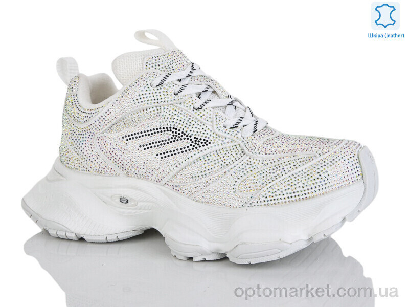 Купить Кросівки жіночі WDP1905-26 Egga білий, фото 2