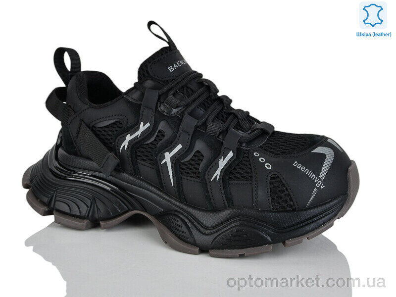 Купить Кросівки жіночі WDP1939-1 Egga чорний, фото 2