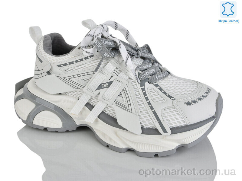 Купить Кросівки жіночі WDP2029-26 Egga білий, фото 2