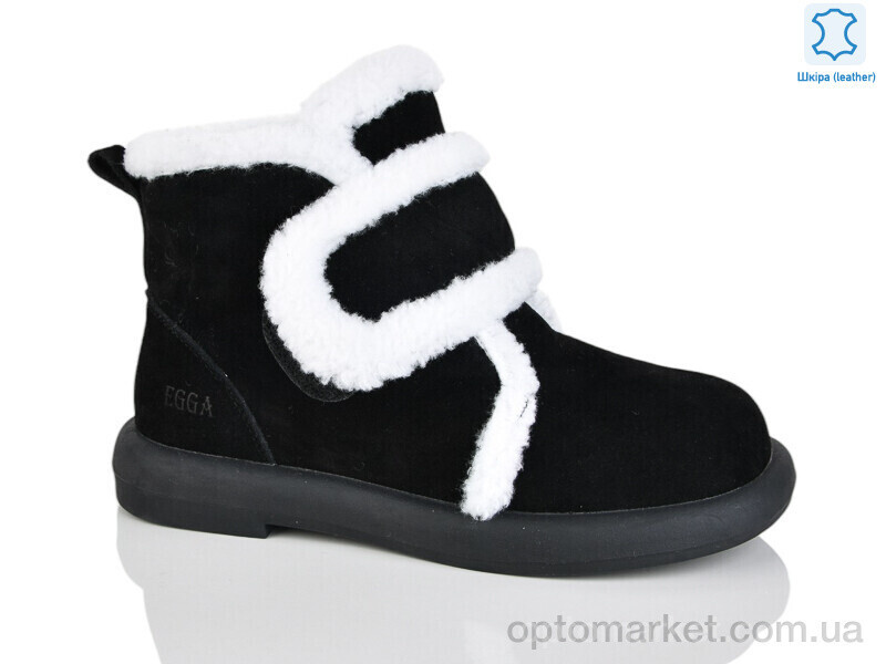 Купить Черевики жіночі WMP1117-2 Egga чорний, фото 2