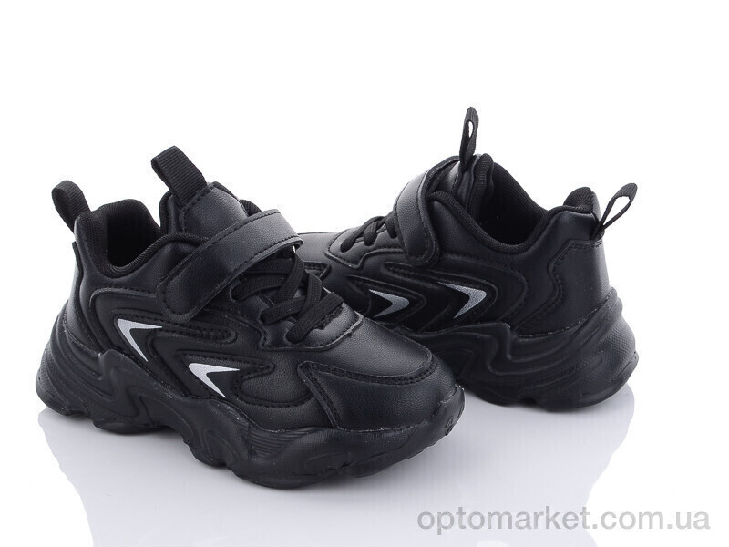Купить Кросівки дитячі WQ2269-1 black Biq lujia чорний, фото 2