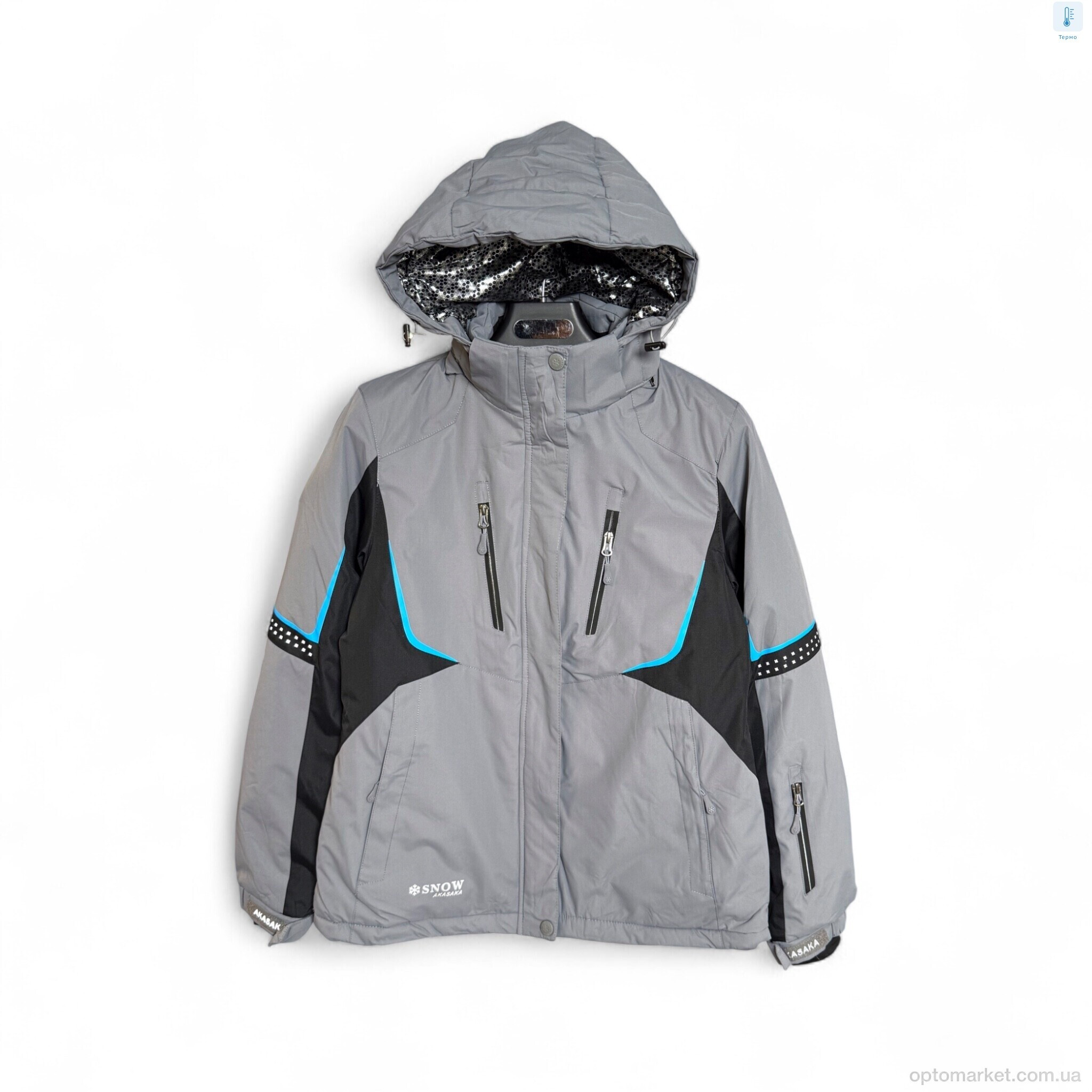 Купить Куртка жіночі WS21093-22 grey SNOW AKASAKA сірий, фото 2