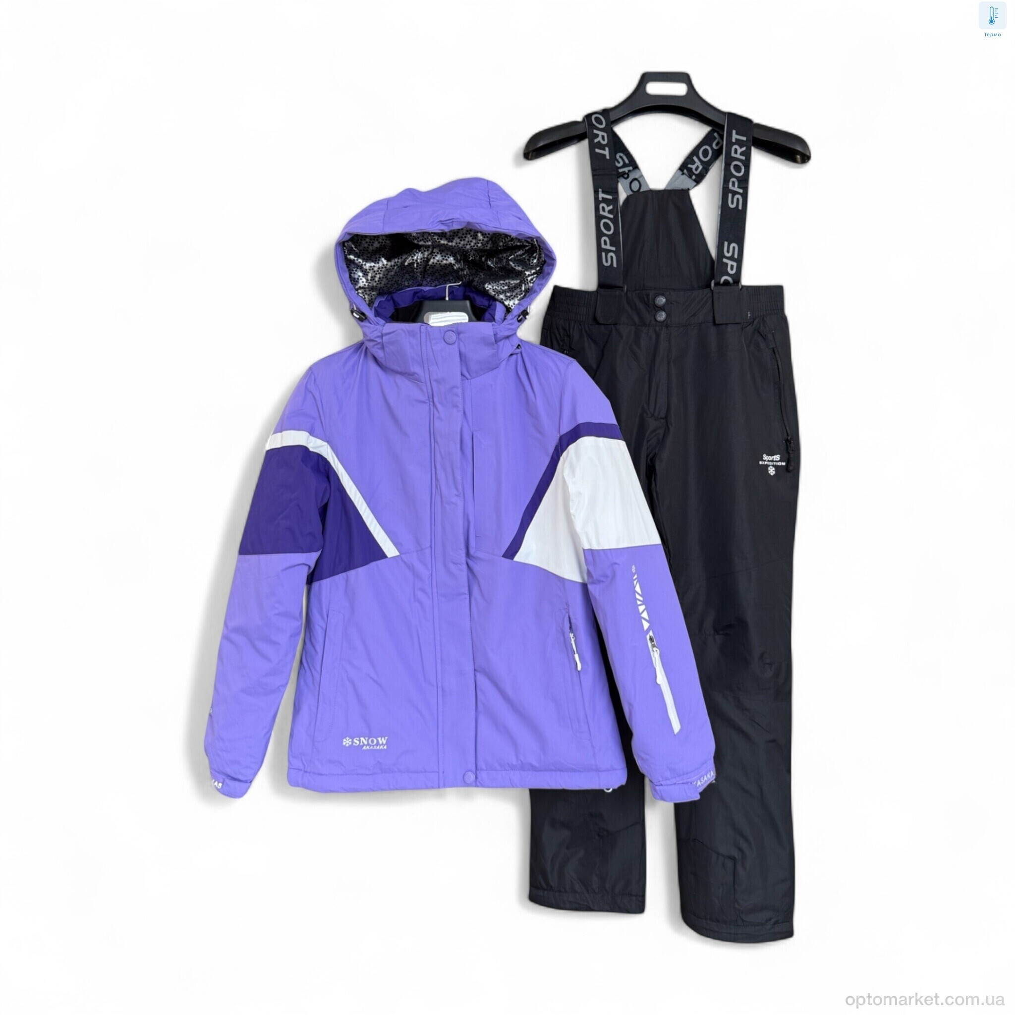 Купить Гірськолижні костюми жіночі WS21102-56 violet SNOW AKASAKA фіолетовий, фото 2